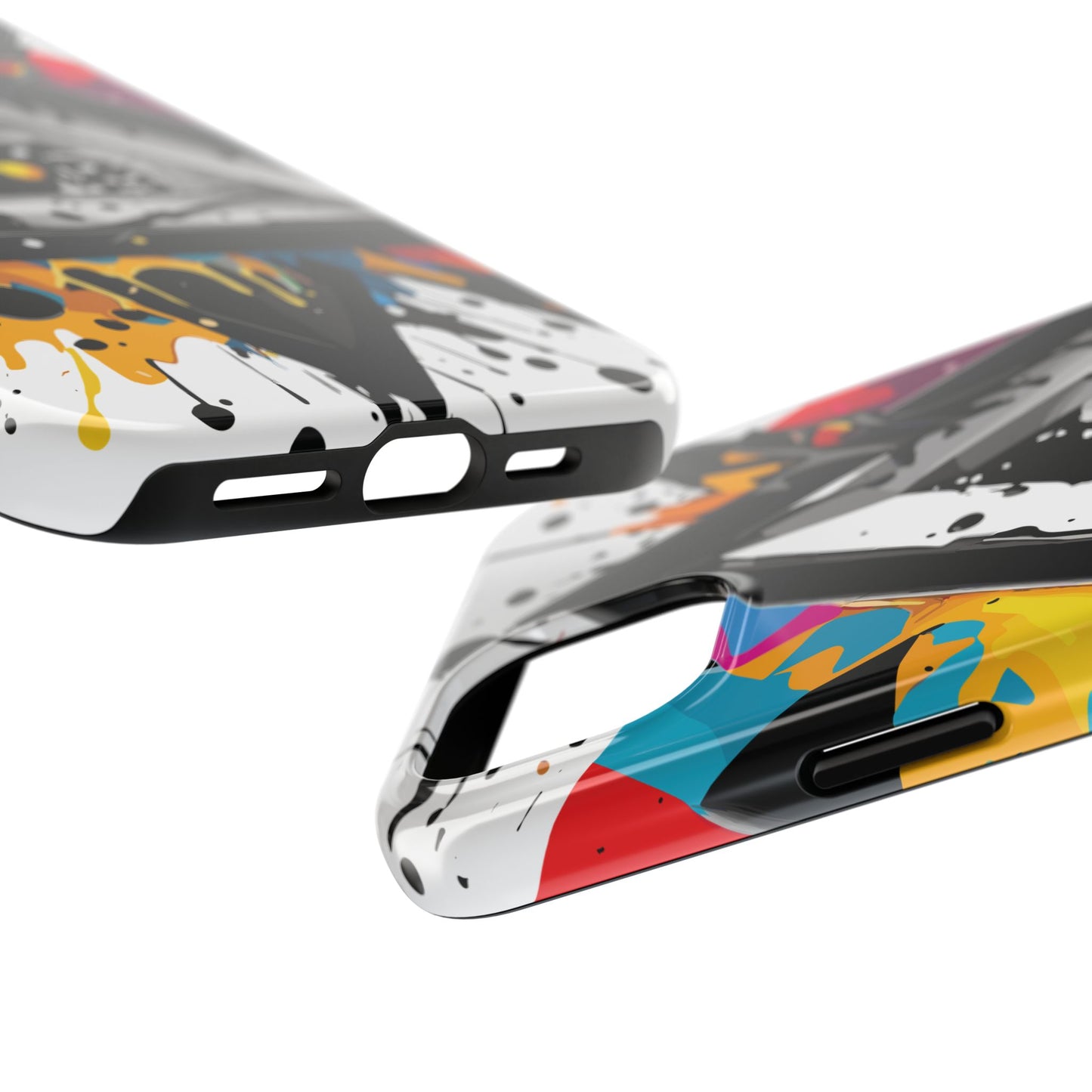 Abstract Triangles Phone Case – Bold, Impact-Resistant Protection