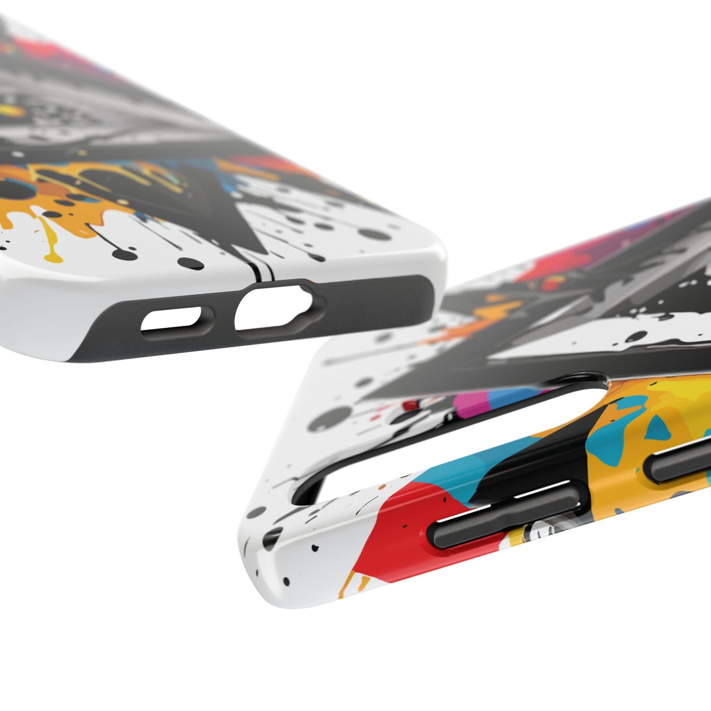 Abstract Triangles Phone Case – Bold, Impact-Resistant Protection