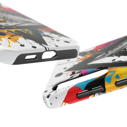 Abstract Triangles Phone Case – Bold, Impact-Resistant Protection
