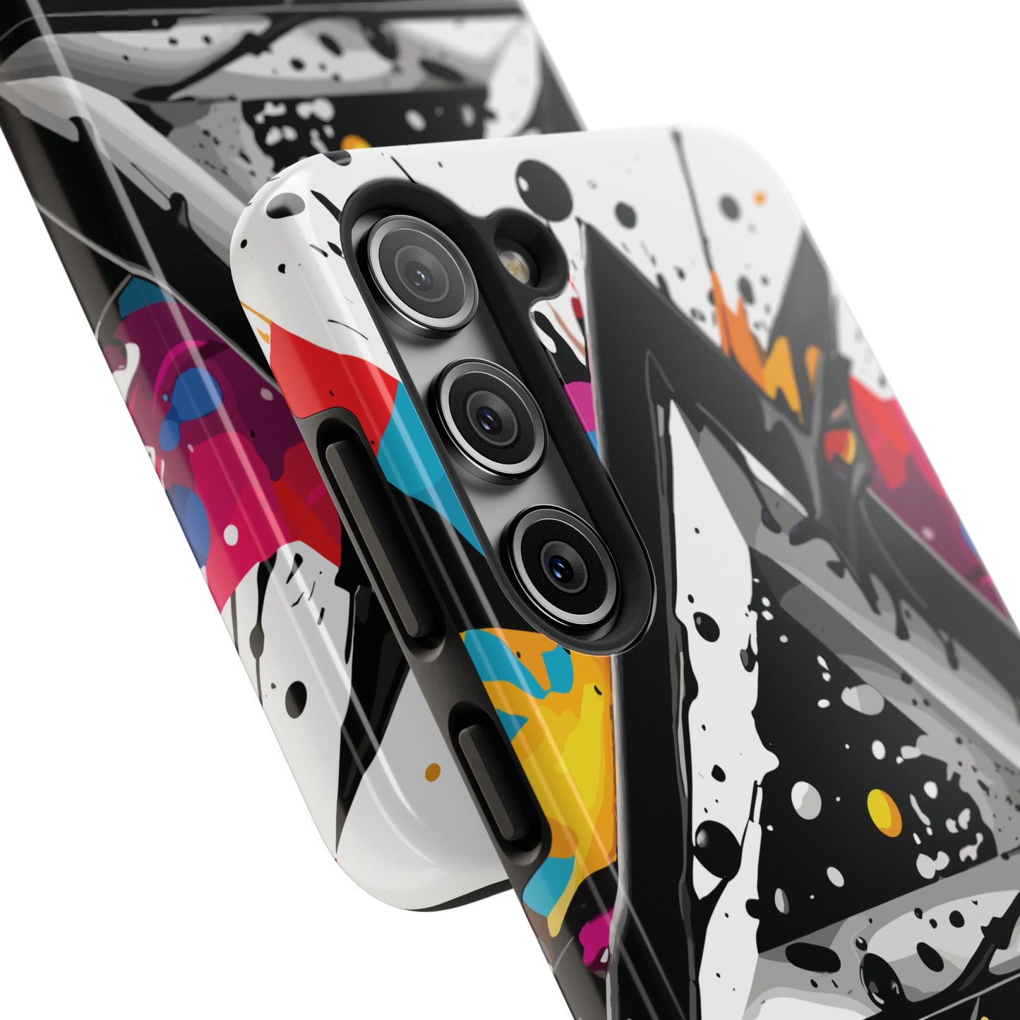 Abstract Triangles Phone Case – Bold, Impact-Resistant Protection