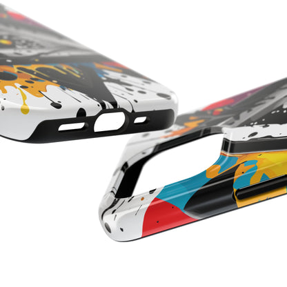 Abstract Triangles Phone Case – Bold, Impact-Resistant Protection