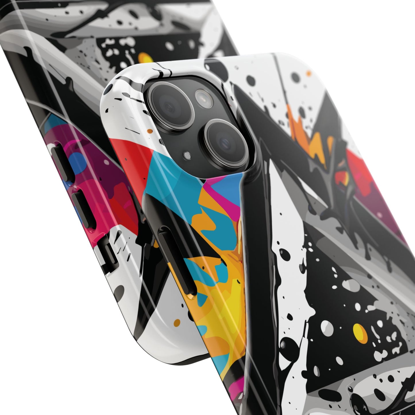 Abstract Triangles Phone Case – Bold, Impact-Resistant Protection