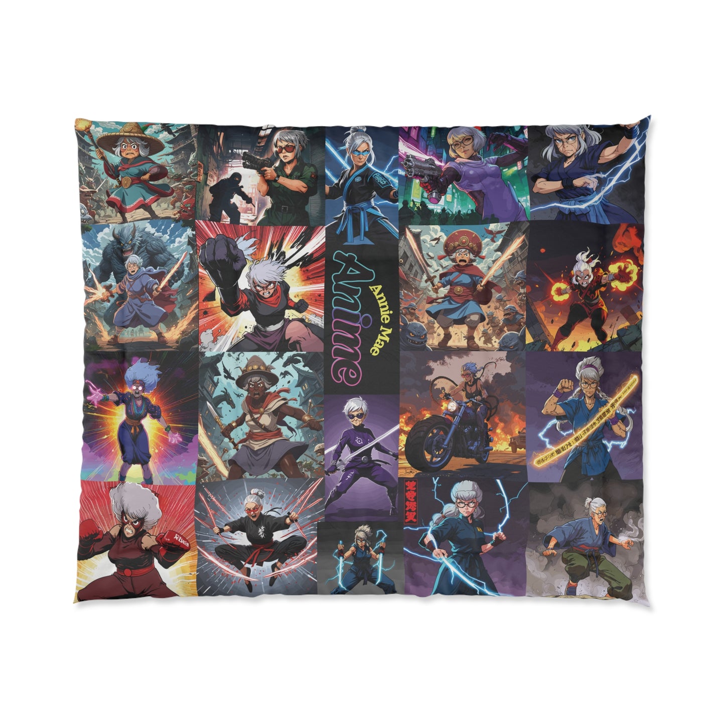 Annie Mae Anime Comforter – Cozy Superhero Warmth for Relaxing Nights