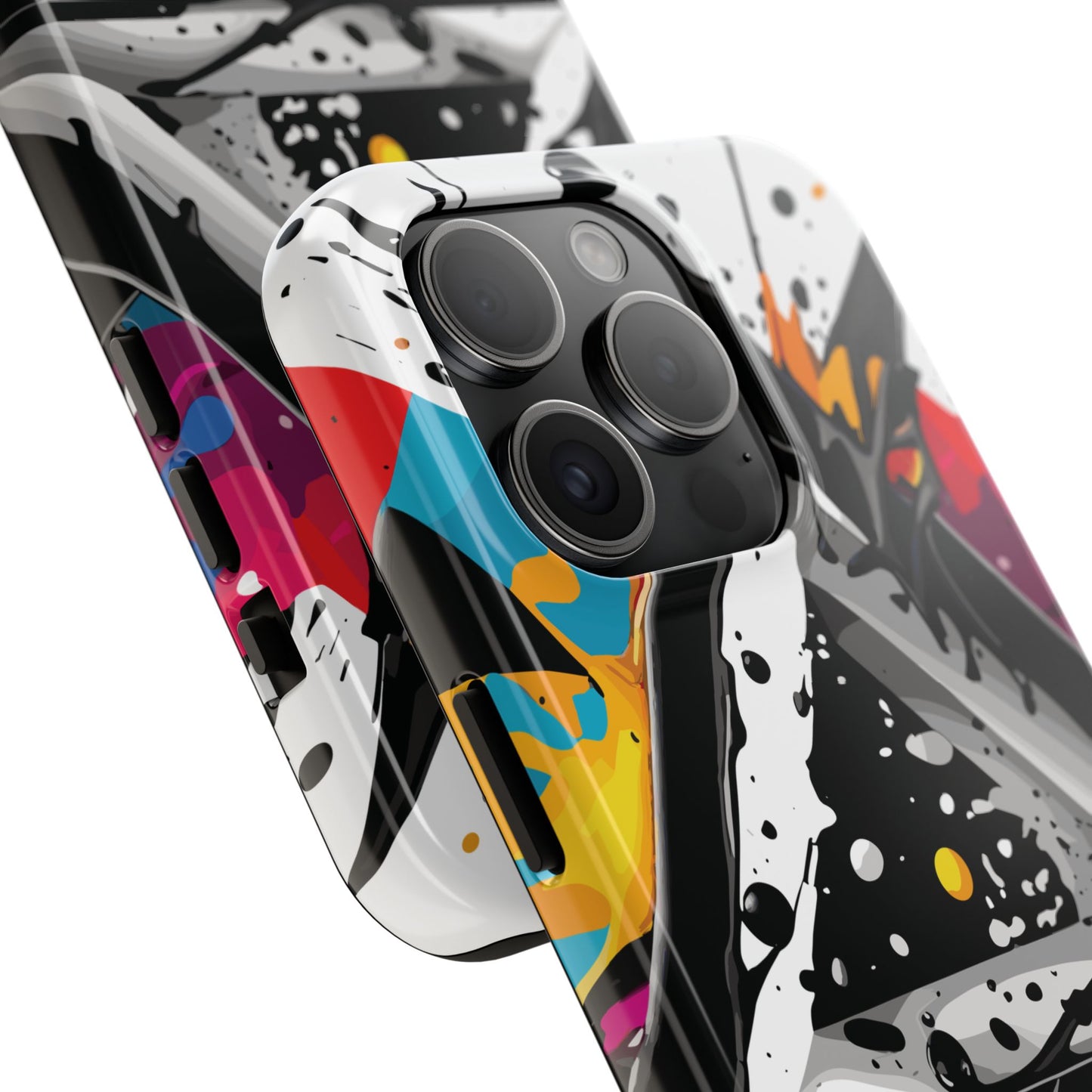 Abstract Triangles Phone Case – Bold, Impact-Resistant Protection