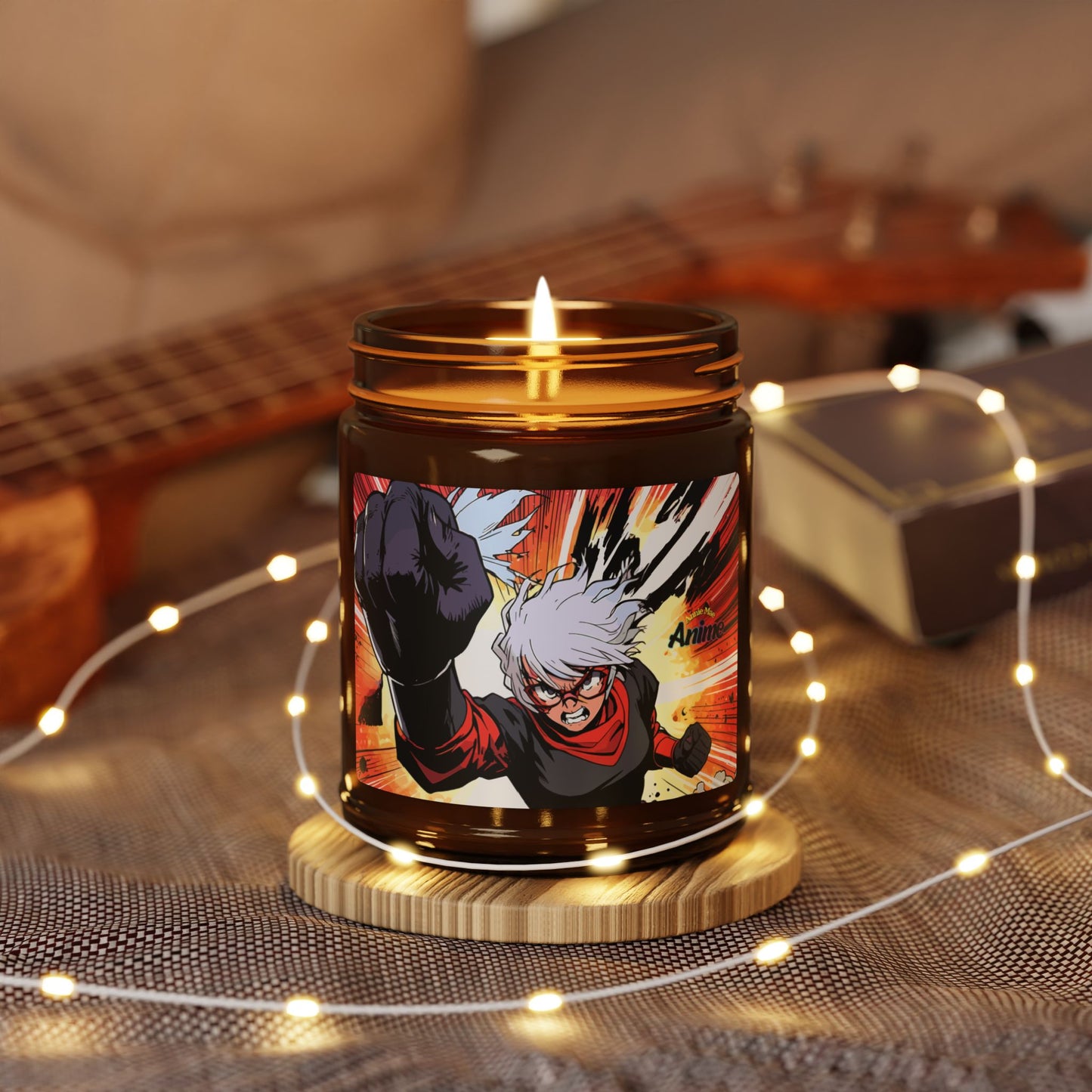 Annie Mae Anime Scented Soy Candle (Amber Jar) – Serenity in Every Flame