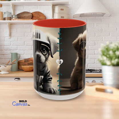 Cuppy Pups Ceramic Mug – Sip with Puppy Love! 🐾☕