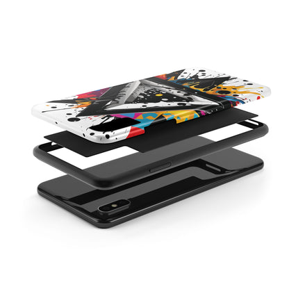 Abstract Triangles Phone Case – Bold, Impact-Resistant Protection