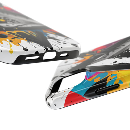 Abstract Triangles Phone Case – Bold, Impact-Resistant Protection