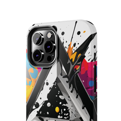 Abstract Triangles Phone Case – Bold, Impact-Resistant Protection