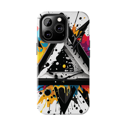 Abstract Triangles Phone Case – Bold, Impact-Resistant Protection