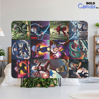 Annie Mae Anime Sherpa Blanket