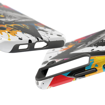 Abstract Triangles Phone Case – Bold, Impact-Resistant Protection