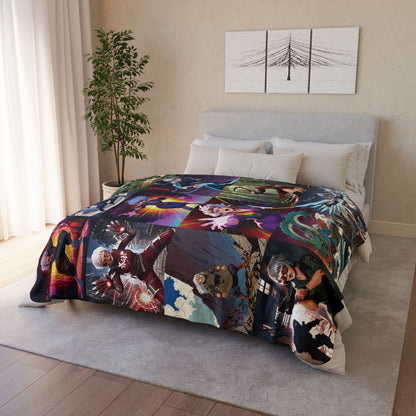 Annie Mae Anime Sherpa Blanket