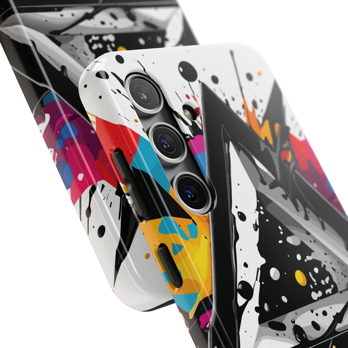 Abstract Triangles Phone Case – Bold, Impact-Resistant Protection