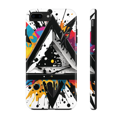Abstract Triangles Phone Case – Bold, Impact-Resistant Protection