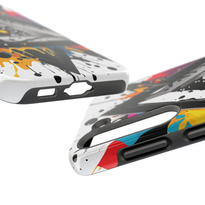 Abstract Triangles Phone Case – Bold, Impact-Resistant Protection