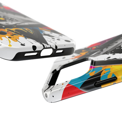 Abstract Triangles Phone Case – Bold, Impact-Resistant Protection