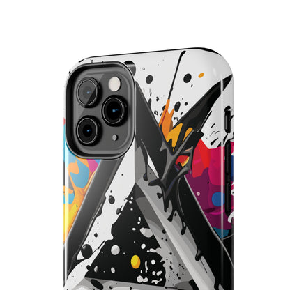 Abstract Triangles Phone Case – Bold, Impact-Resistant Protection