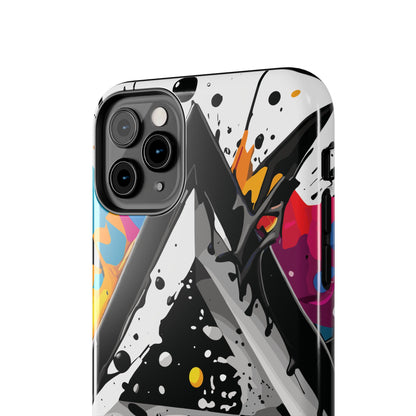 Abstract Triangles Phone Case – Bold, Impact-Resistant Protection