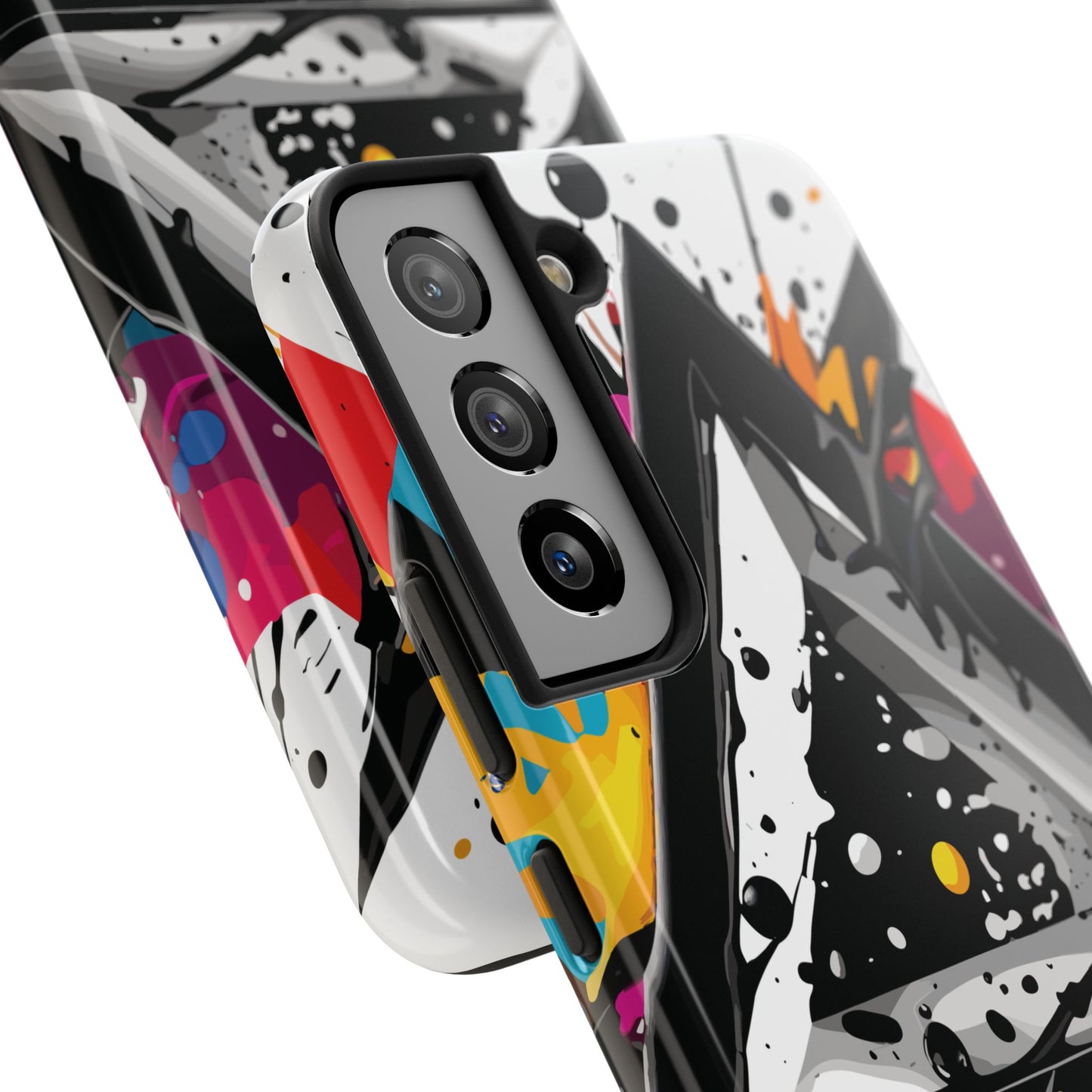 Abstract Triangles Phone Case – Bold, Impact-Resistant Protection