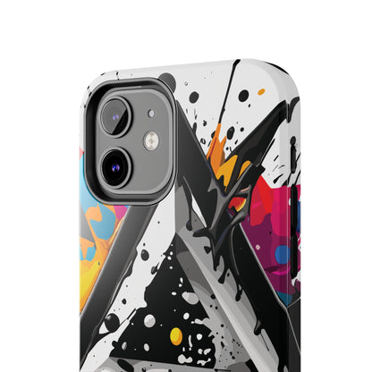 Abstract Triangles Phone Case – Bold, Impact-Resistant Protection
