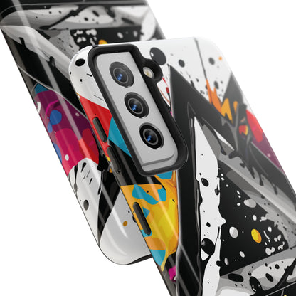 Abstract Triangles Phone Case – Bold, Impact-Resistant Protection