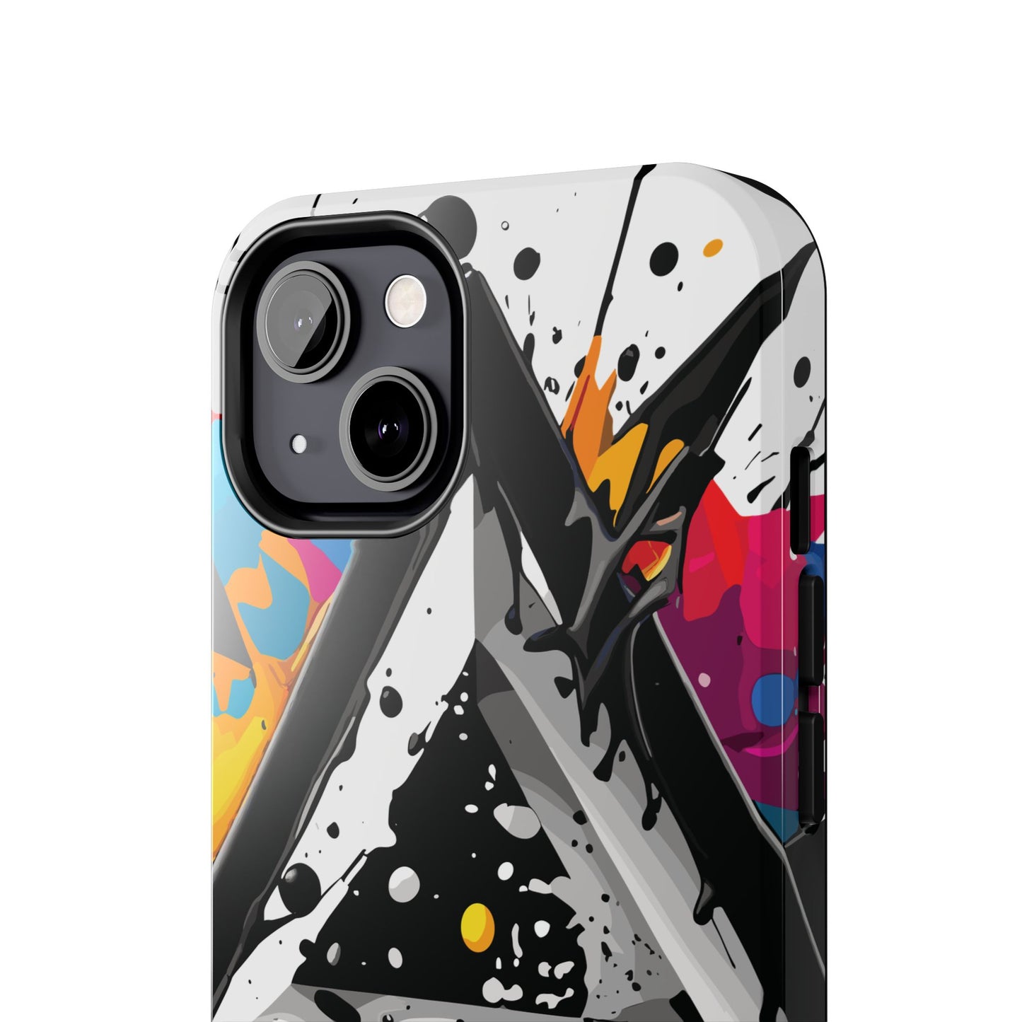 Abstract Triangles Phone Case – Bold, Impact-Resistant Protection