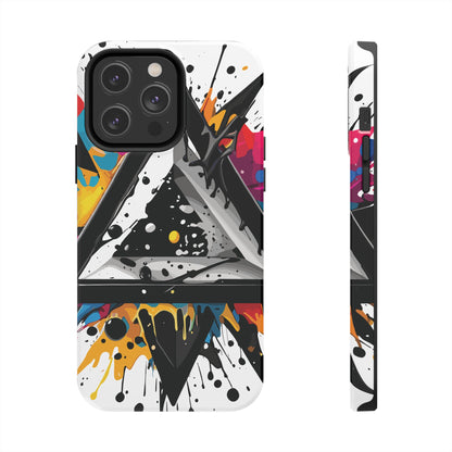 Abstract Triangles Phone Case – Bold, Impact-Resistant Protection