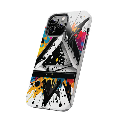 Abstract Triangles Phone Case – Bold, Impact-Resistant Protection