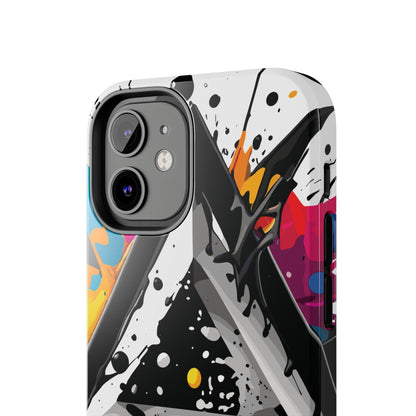 Abstract Triangles Phone Case – Bold, Impact-Resistant Protection