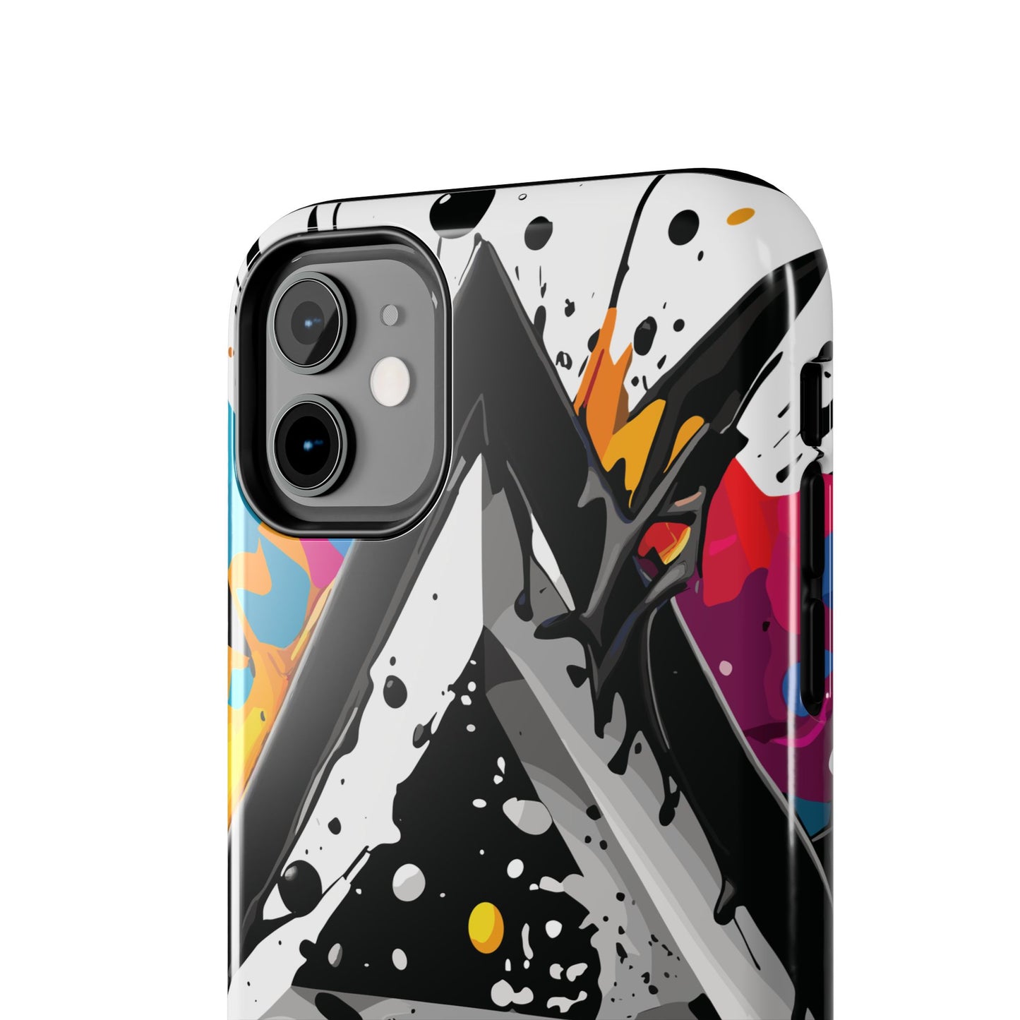 Abstract Triangles Phone Case – Bold, Impact-Resistant Protection