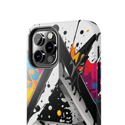 Abstract Triangles Phone Case – Bold, Impact-Resistant Protection